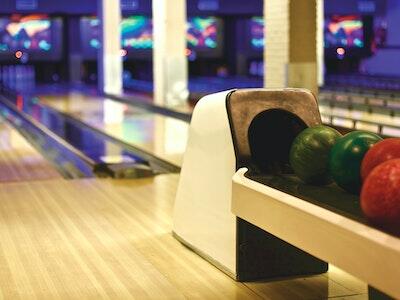 As well as the seven lanes of bowling there are arcade games, a pool table, table football, electronic darts and more.  